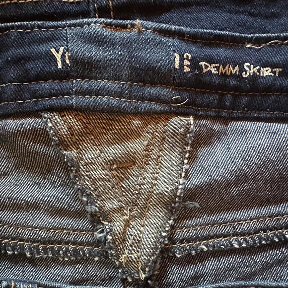 C&A Europe Dark Blue Denim Skirt – French Size 38 (US Small/4) - Picture 5 of 6